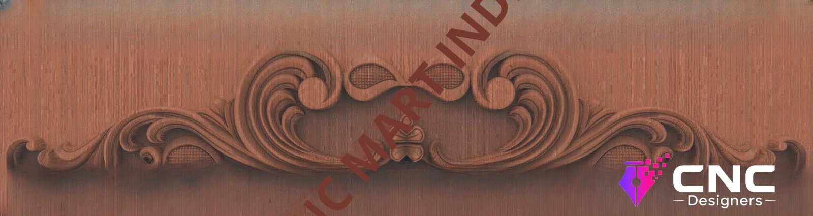 Beds & Sofa - BS-97 Ornate Floral Scrollwork Headboard Carving Design
